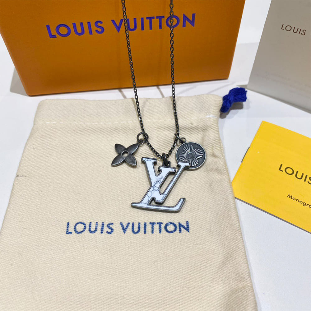 LV Initiales Pendant Necklace