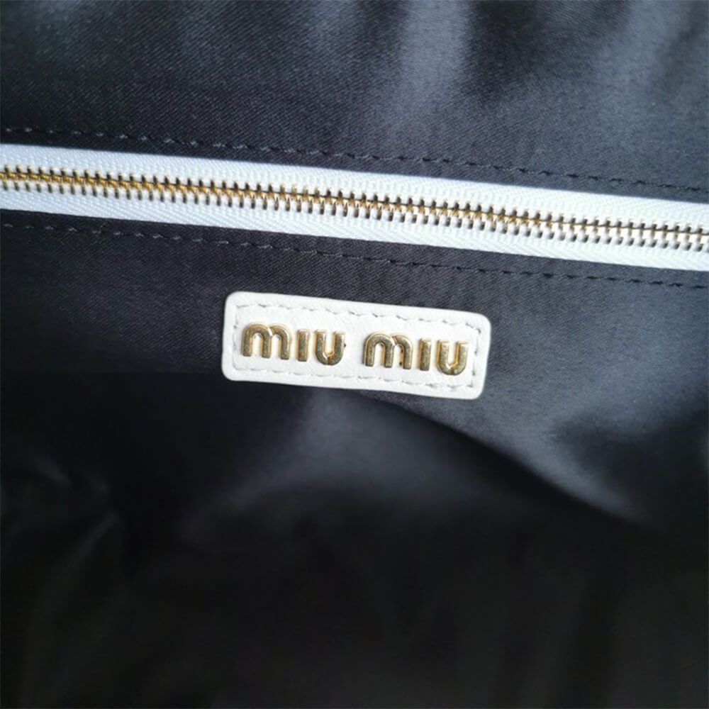 Matelasse nappa leather top-handle bag