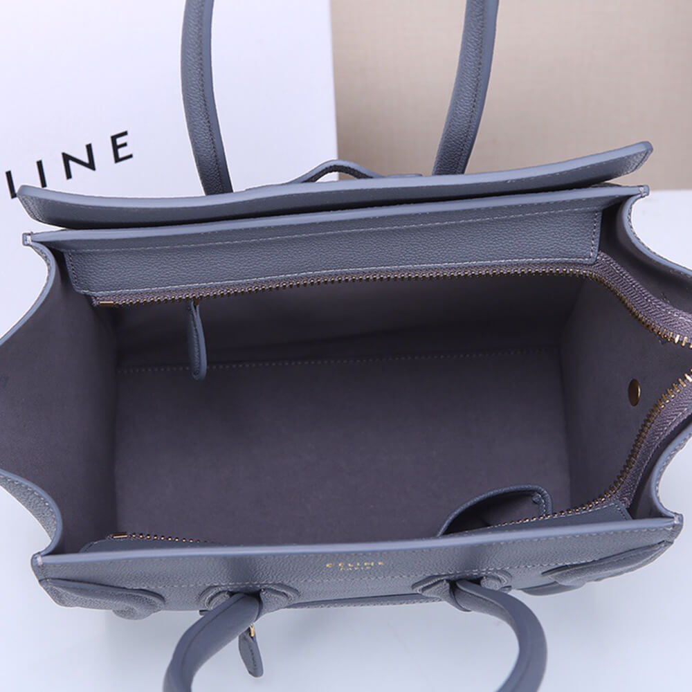 Ce1i*e MICRO LUGGAGE HANDBAG IN CALFSKIN