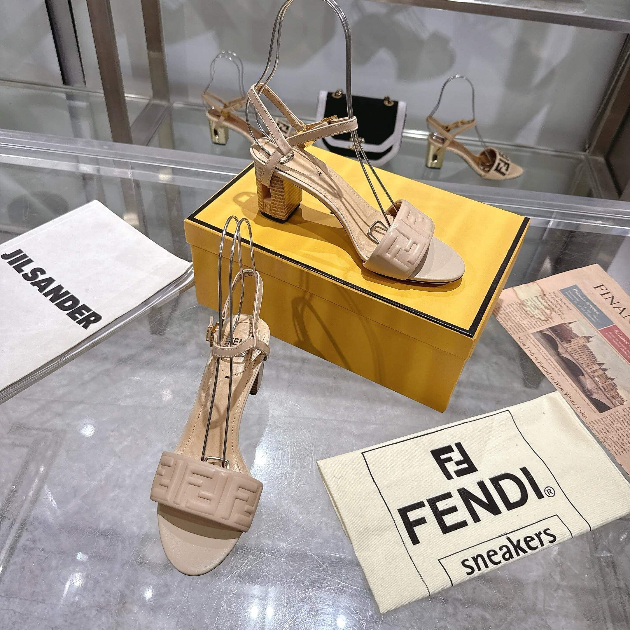 F**di FF high-heeled sandals