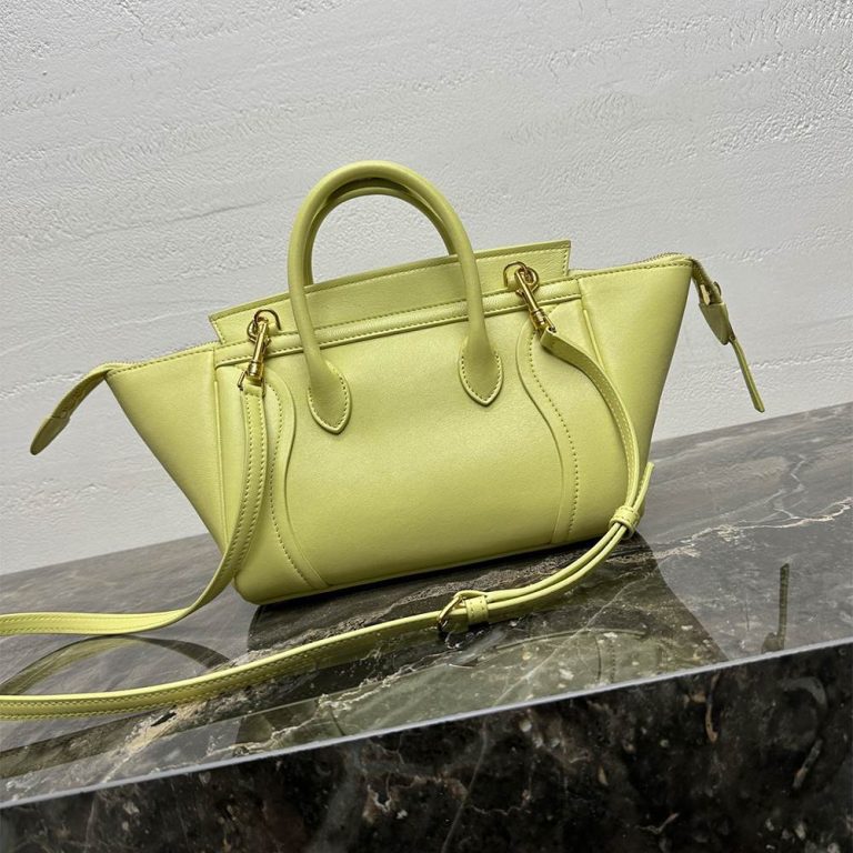 Ce1i*e LITTLE LUGGAGE IN S*pPLE SHINY LAMBSKIN(HIGH-END GRADE)