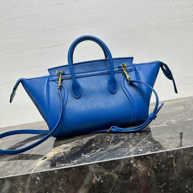 Ce1i*e LITTLE LUGGAGE IN S*pPLE SHINY LAMBSKIN(HIGH-END GRADE)