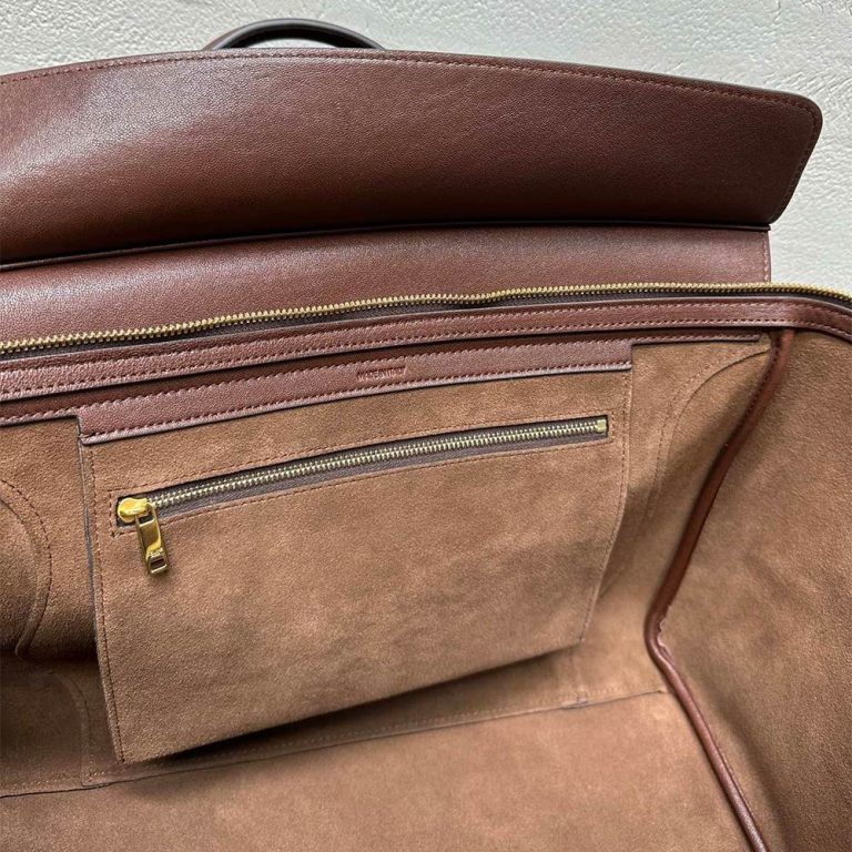 Ce1i*e LITTLE LUGGAGE IN S*pPLE SHINY LAMBSKIN(HIGH-END GRADE)