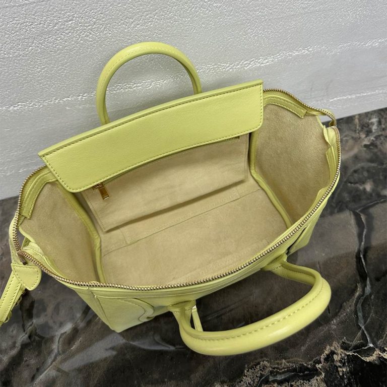Ce1i*e LITTLE LUGGAGE IN S*pPLE SHINY LAMBSKIN(HIGH-END GRADE)